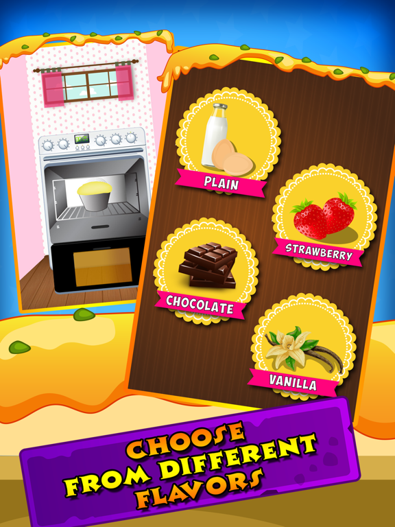 Cupcake Maker - Fun Free cooking recipe game for kids,girls,boys,teens & family iPad screenshot
