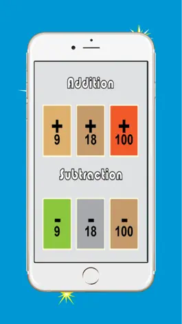 Game screenshot Addition and subtraction math facts flash cards for kids (0-9,0-18,0-100) apk