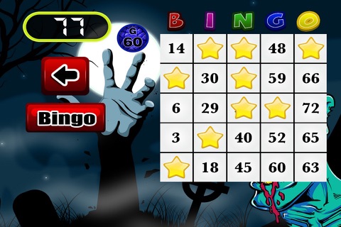 BINGO FREE - Zombie's Grave Bingo Spin Game Adventure! screenshot 2