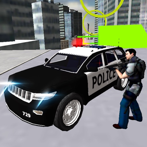 Police 4x4 Jeep Simulator 3D iOS App