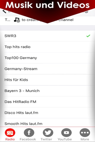 Radio Germany - Deutsch music from live fm radios stations ( Deutsch Musik & Deutschland Radios ) screenshot 2