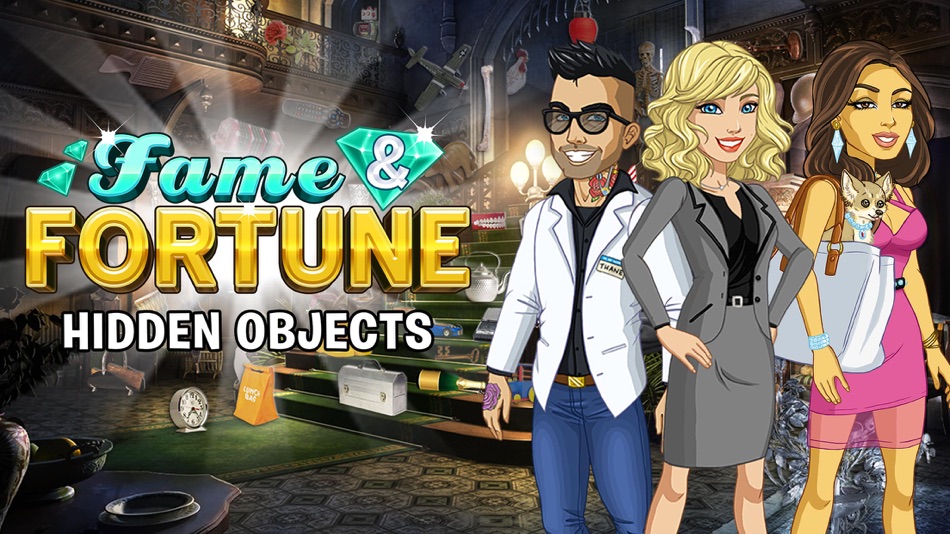 #4. Fame and Fortune: Hidden Objects (iOS) 由: Gogii Games Corp.