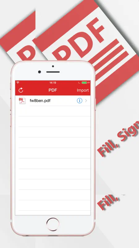 PDF Remplir et signer tout document screenshot 1 of 3