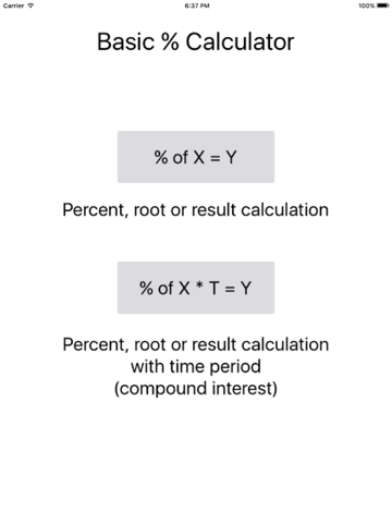 Screenshot #4 pour Basic Percent Calculator