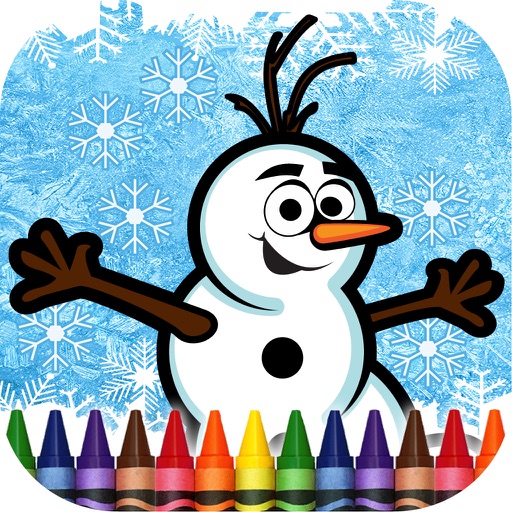 Coloring Book Frozen iOS App