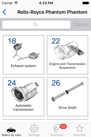 Parts and diagrams for Rolls-Royce screenshot 2