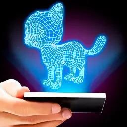 Hologram 3D Cat Prank app icon