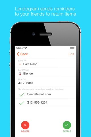 Lendogram: Request, Lend and Borrow with Friends screenshot 4