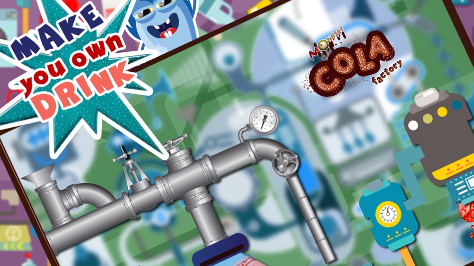 Monster Cola Factory Simulator - Learn how to make bubbly slushies & fizzy soda in cold drinks factory - 1.0.1 - (iOS)