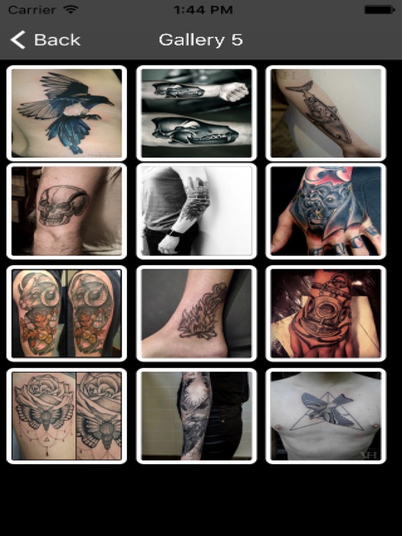Screenshot #4 pour Sample Tattoo Gallery