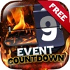 Event Countdown Fashion Wallpaper  - “ Fire & Flame ” Free