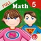 LogTera Grade 5 Math provides the most comprehensive learning and fun game for children 8 to 12 years old