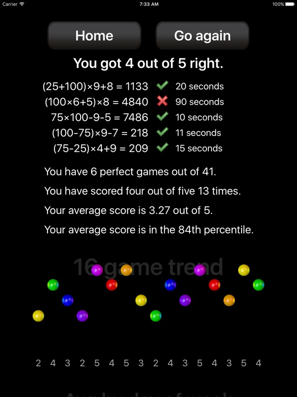 Conundra Math: a brain training number game for iPhone and iPad screenshot 7