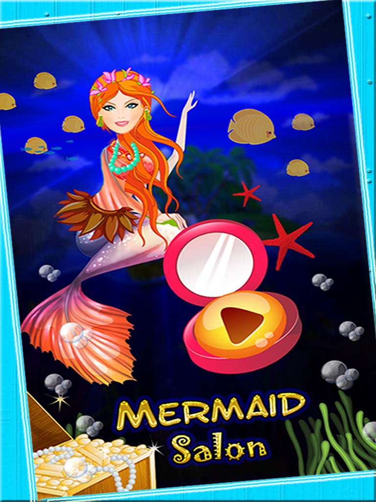 Mermaid Princess Spa Makeover Salon - An Underwater aquatic dress up & make up fairy tale game for girls screenshot 8
