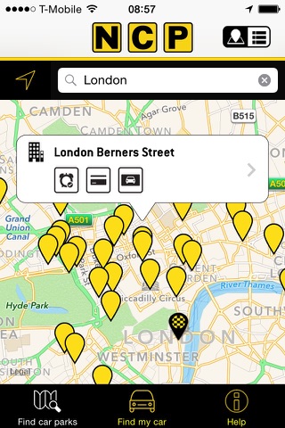 NCP Car Park Finder screenshot 2