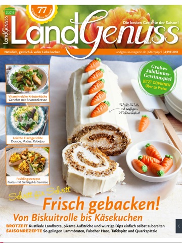 Скриншот из LandGenuss Magazin | Natürlich, gastlich & voller Liebe kochen