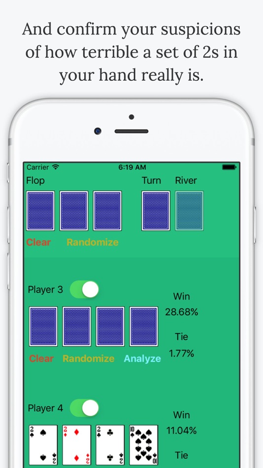 #5. Omaha Poker Calculator - Calculate Odds and Chances % to Win (iOS) 由: Chi Shing Fung