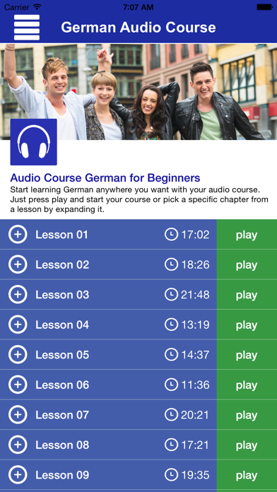 German Audio Course by DeutschAkademie Screenshot