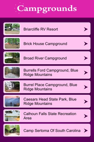 South Carolina Campsites screenshot 2