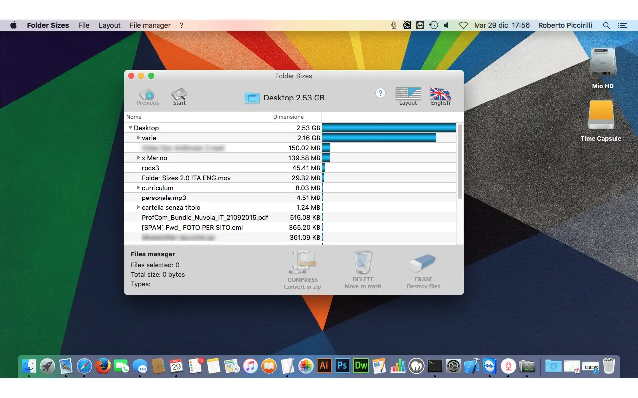 #2. Folder Sizes (macOS) Ved: Roberto Piccirilli