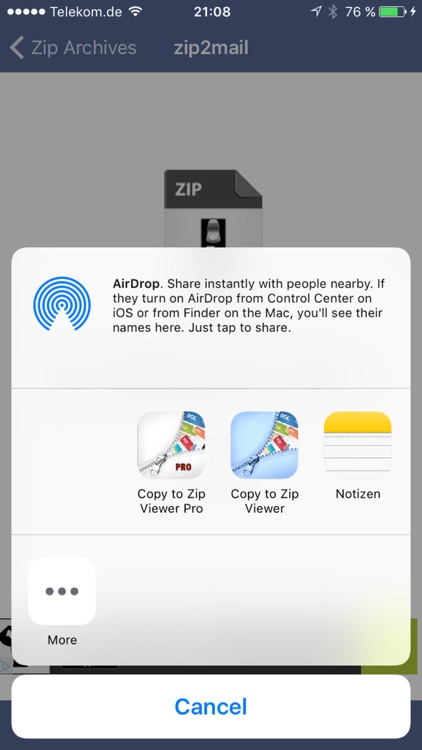 ZIP - file compression screenshot-3