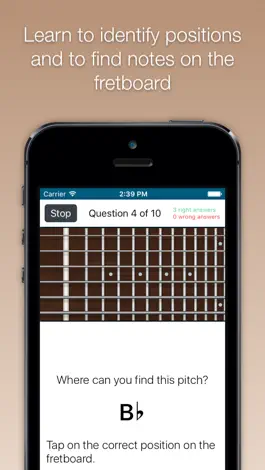 Game screenshot Fretboard Trainer - Learn the notes for guitar and bass apk