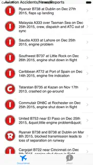 aviation news & headlines & occurrence reports - accident/incident/crash iphone screenshot 1