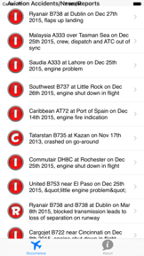 Aviation News & Headlines & Occurrence Reports - Accident/Incident/Crash screenshot