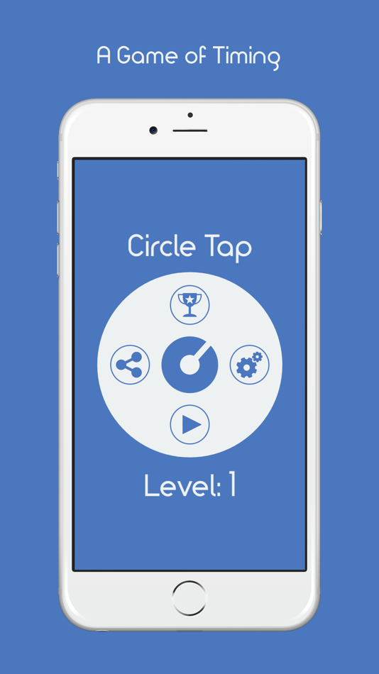 #1. Circle Tap - A Game of Timing (iOS) 来自: Jade Lizard Software LLC