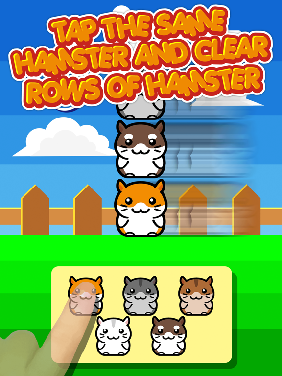 Hamster Land - Cute Pets Hamsters Column Matches Up Games