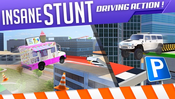 Roof Jumping 3 Stunt Driver Parking Simulator an Extreme Real Car Racing Gameのおすすめ画像4