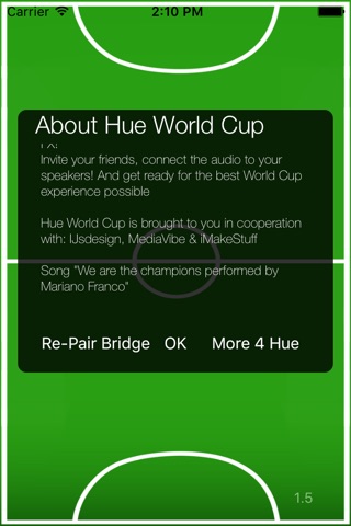 Hue Sports for Philips hue screenshot 2