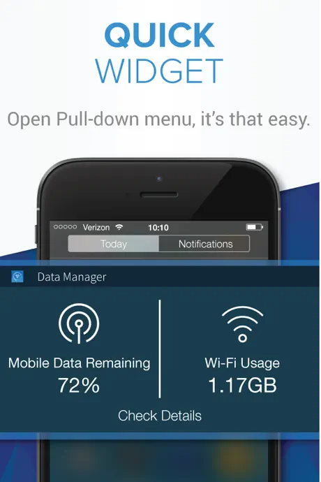Data Manager - Track Usage of Mobile/Wi-Fi Data Plan