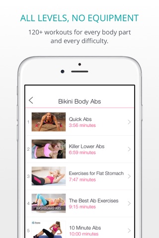 Daily Fit - Home Workouts for Women! screenshot 3