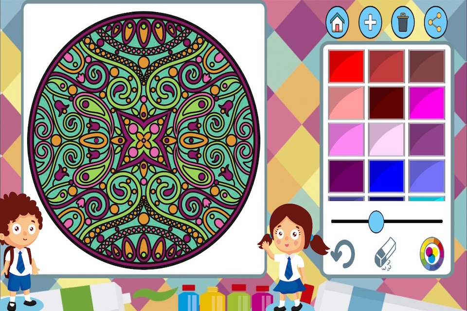 Mandalas to paint - coloring book to draw screenshot 3