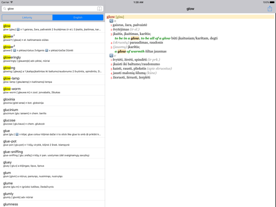Anglonas - the English-Lithuanian dictionaryのおすすめ画像2