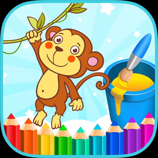 Coloring Book Animals Zoo iOS App