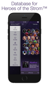 Database for Heroes of the Storm™ (Builds, Guides, Abilities, Talents, Videos, Maps, Tips) screenshot