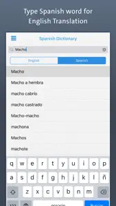 Spanish Dictionary | Offline Translation With Pronunciation screenshot #4 for iPhone