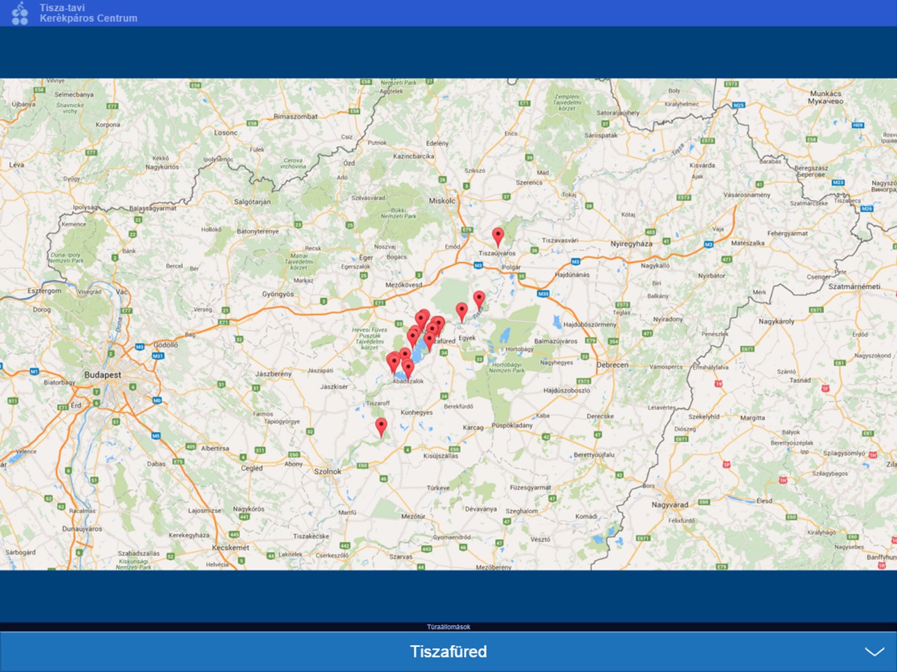 Screenshot 3 of Tisza-tavi kerékpártúra
