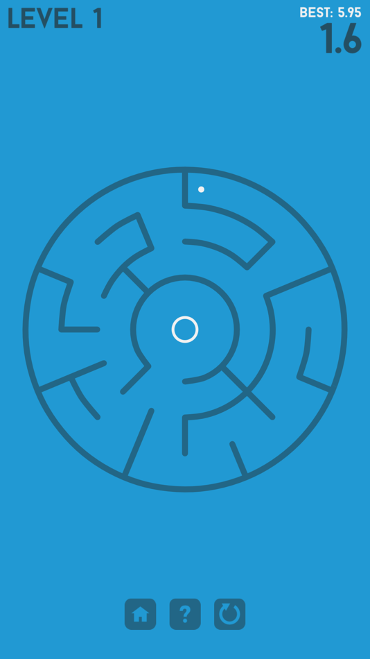 #5. Mazed - 2D Labyrinth Tilt Game (iOS) 由: Oval Software Oy