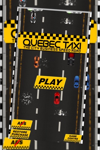 Quebec Taxi - The City Business Speed Road - Free Edition screenshot 4