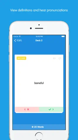 Game screenshot TOEFL Vocabulary Flashcards! apk