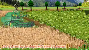 Village Farm Tractor Transporter Driver Harvesting Simulator screenshot 4