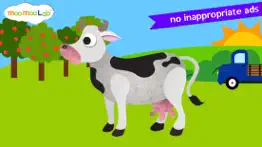 farm animals - barnyard animal puzzles, animal sounds, and activities for toddler and preschool kids by moo moo lab iphone screenshot 1