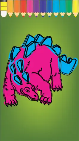 Game screenshot Dinosaur Coloring book and learn abc Alphabet 123 Numbers mod apk