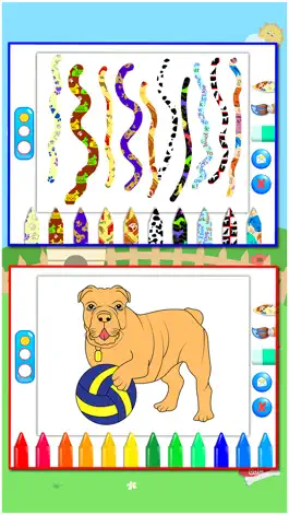 Game screenshot Puppies Dog coloring book for children Free : Draw and Paint apk