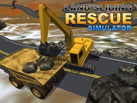 地すべり救助クレーン - このシミュレーターのゲームに大きなトラック＆クレーンを駆動のおすすめ画像3