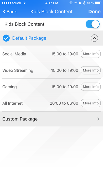 MyTerranet iPhone screenshot 4 - Utilities app