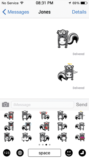 Skunk Emojis(圖4)-速報App